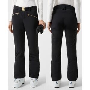 NWT BOGNER Sport Fraenzi Mid Rise Ski Trousers Pants Black Women's Size US 8